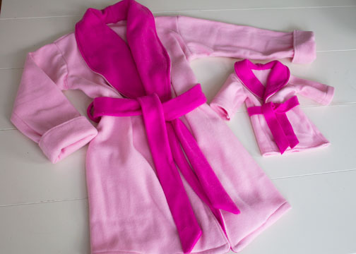 matching AG doll robe