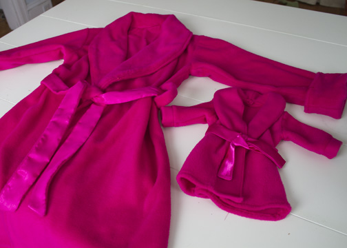 American Girl doll robe