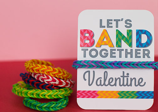 Rubber Band Bracelet Valentines